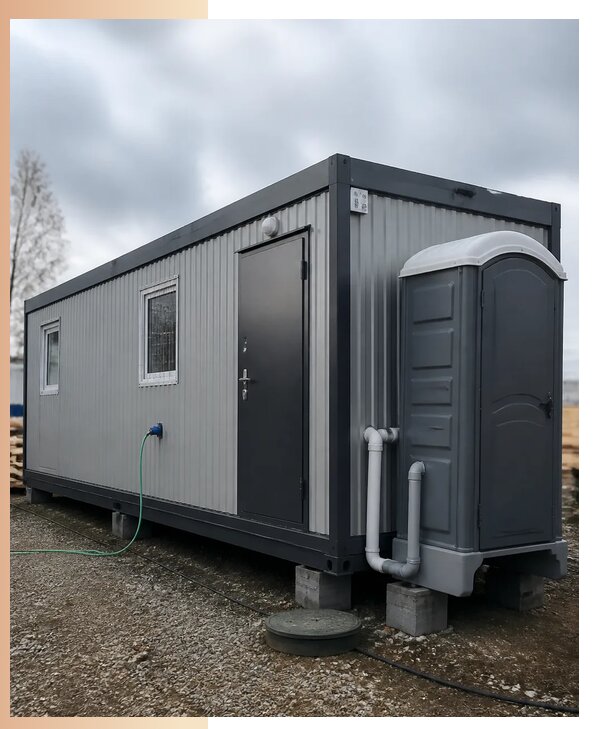 Аренда бытовок с туалетом и душем для проживания в Наро-Фоминске